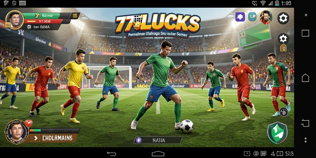 Tampilan gameplay 77LUCKS yang seru dan interaktif.