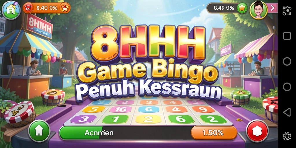 Tampilan gameplay seru di game Bingo 8HHH.