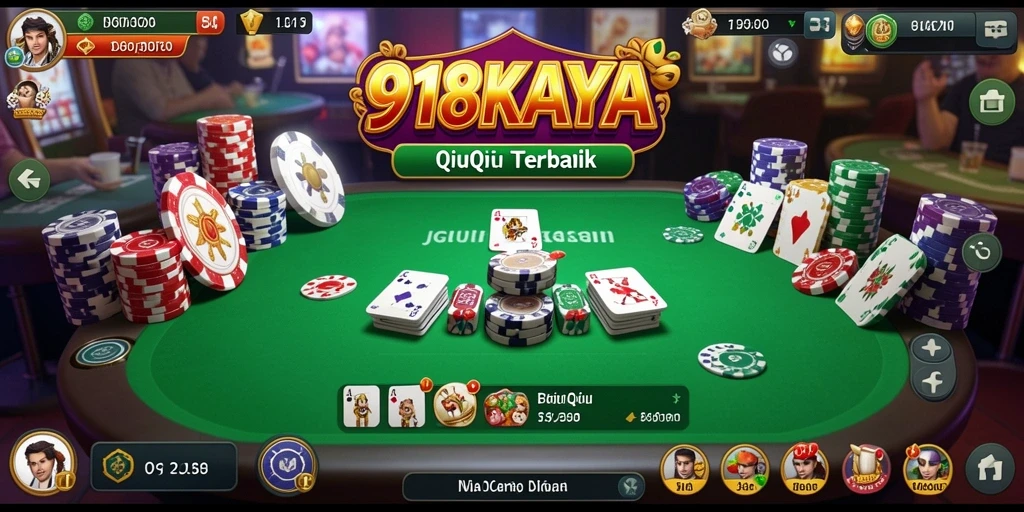 Tampilan gameplay QiuQiu yang seru dan menantang.