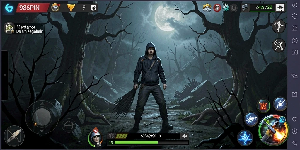 Gameplay mencekam dalam suasana Horror yang kelam.
