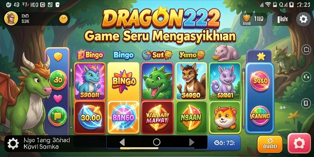 Tampilan gameplay DRAGON222 yang seru dan menarik.