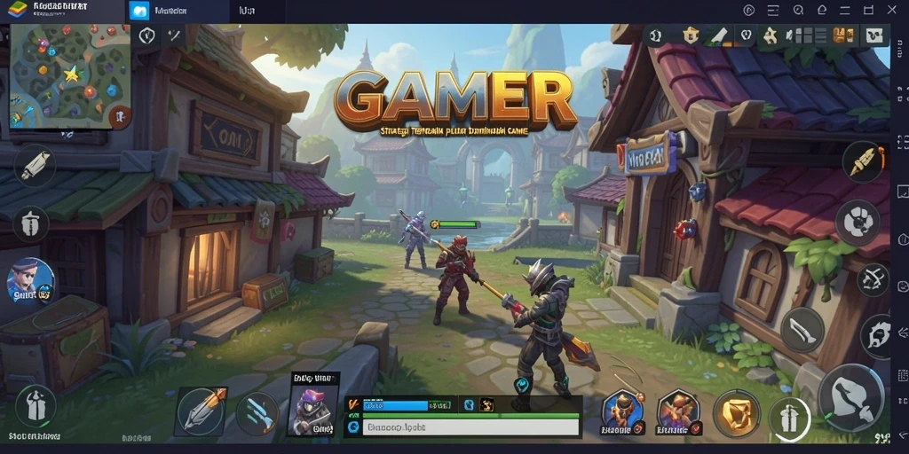 GAMERP menampilkan pertempuran strategi yang intens dan menarik.