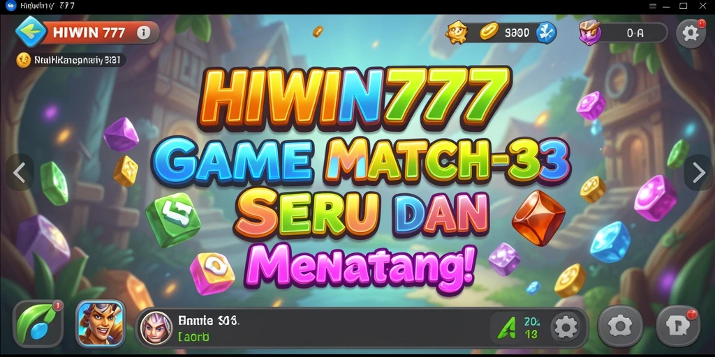 Tampilan gameplay HIWIN777 yang penuh warna dan seru.