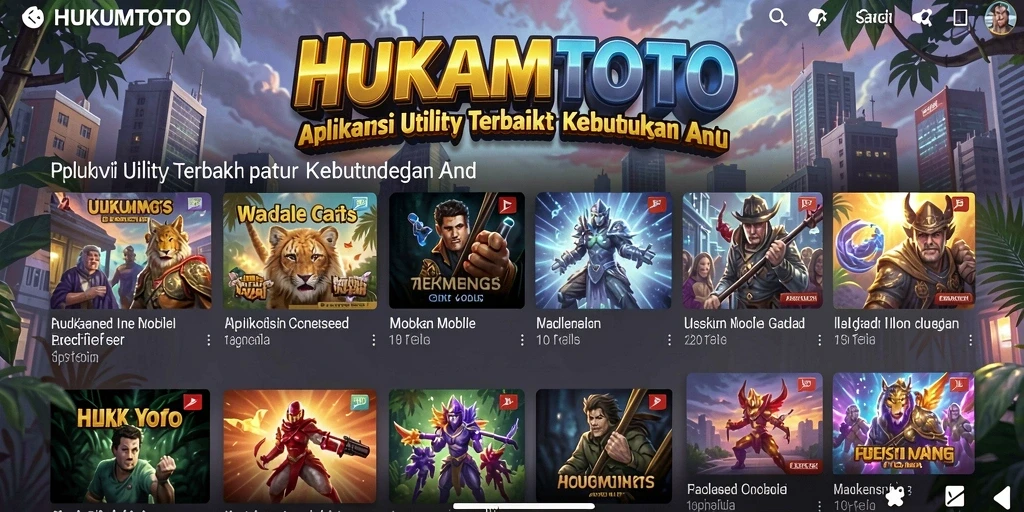 Tampilan antarmuka HUKUMTOTO yang sederhana dan efisien.