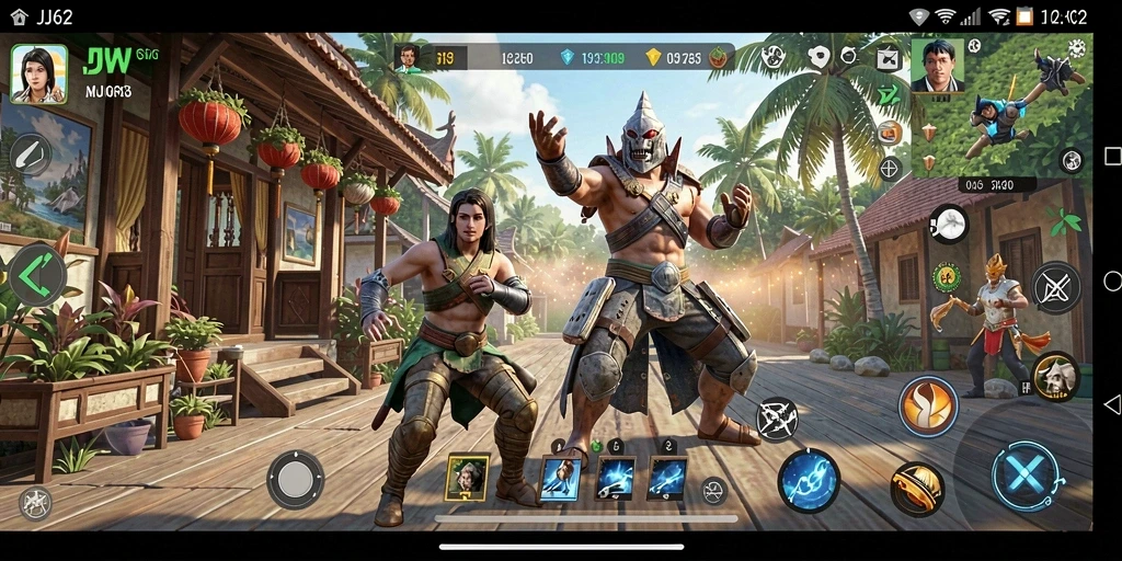 Screenshot gameplay JJ62 menampilkan aksi simulasi kehidupan yang seru.