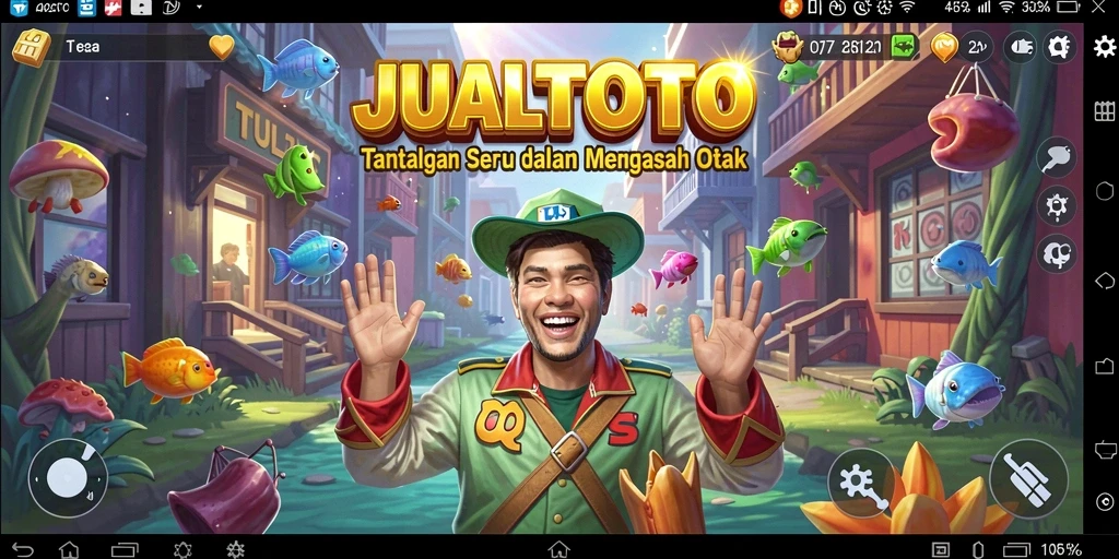 Screenshot gameplay JUALTOTO yang seru dan menantang.
