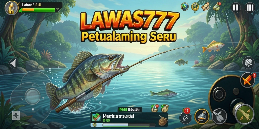 Tampilan menarik dari gameplay LAWAS777 yang penuh aksi memancing.
