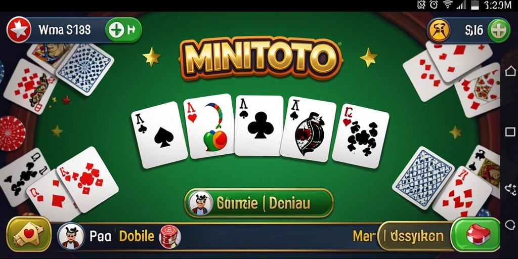 Screenshot gameplay MINITOTO yang menampilkan keseruan bermain domino.