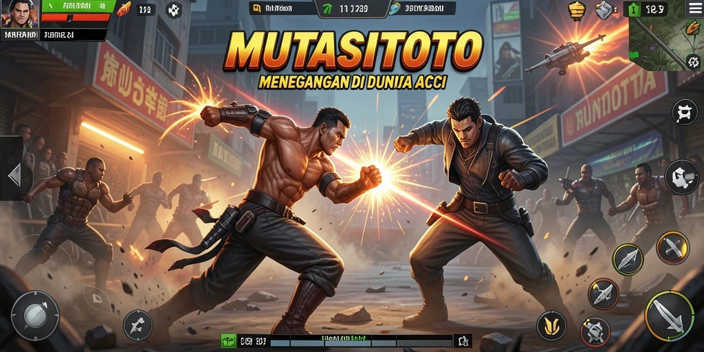Tampilan aksi seru dalam gameplay MUTASITOTO yang menegangkan.