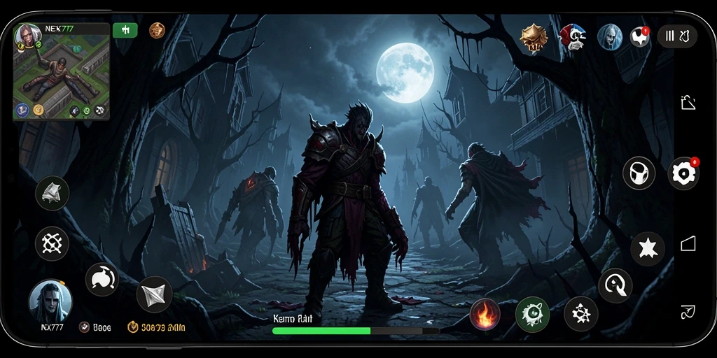 Tampilan gameplay NEX777 yang mencekam dan menakutkan.