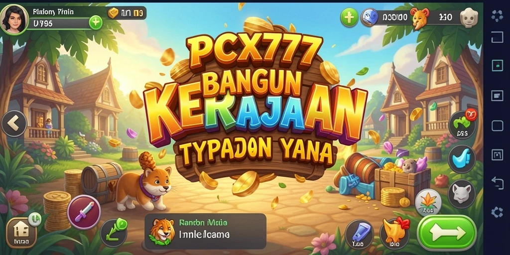 Screenshot utama PCX777 menunjukkan dinamisnya gameplay Tycoon yang menantang.