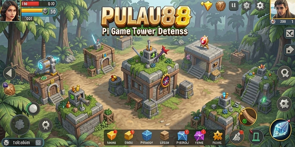 Gameplay seru PULAU88 dengan strategi Tower Defense yang mendebarkan.