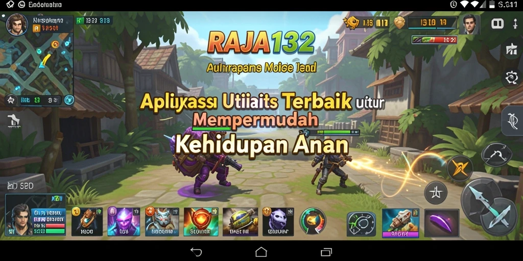 Tampilan antarmuka RAJA132 yang intuitif dan user-friendly.
