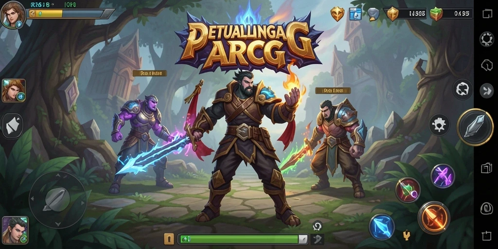 Screenshot menampilkan aksi pertarungan epik dalam RK88.