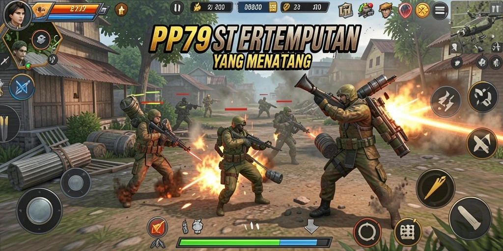 Tampilan gameplay RP79 yang menegangkan dan strategis.