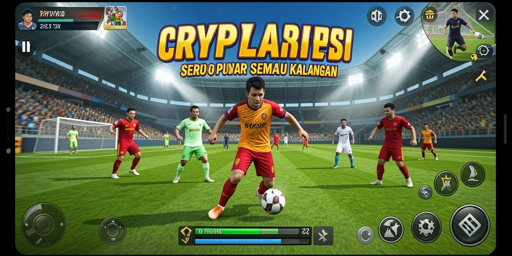 Screenshot utama RPYYY menampilkan aksi permainan olahraga yang seru dan kompetitif.