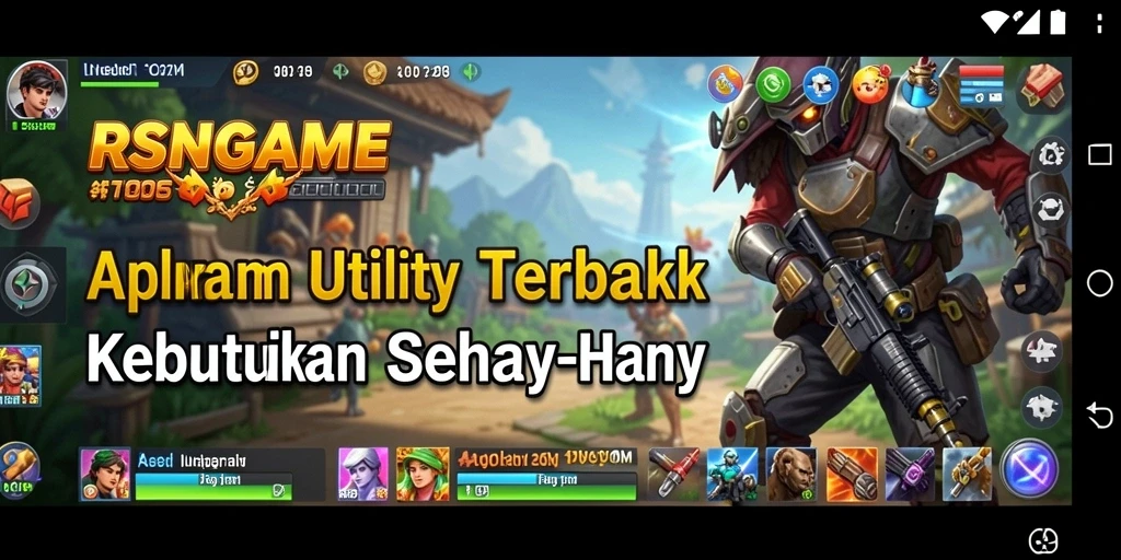 Tampilan antarmuka RSNGAME yang user-friendly dan intuitif.