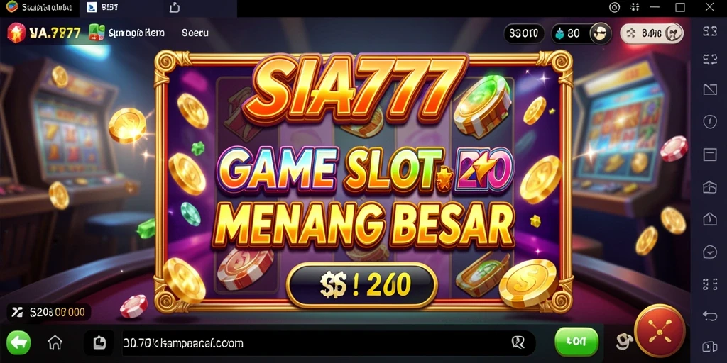 Screenshot SIA777 menampilkan gameplay Slot yang menarik dan interaktif.