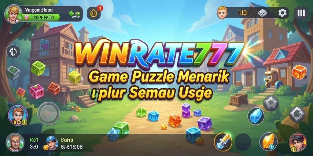 Tampilan gameplay menarik dari WINRATE777 dengan berbagai teka-teki.